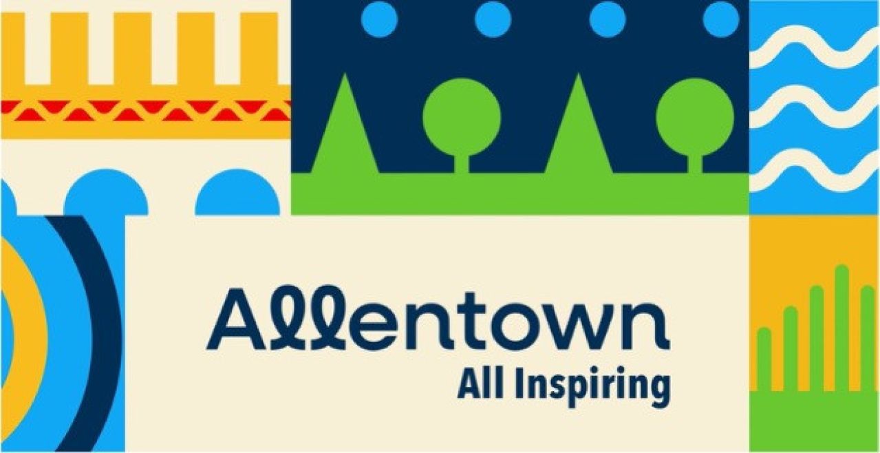 Colorful graphic for Allentown: All Inspiring
